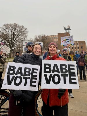 Image post by @babevote on Instagram