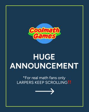 Image post by @coolmathgames on Instagram