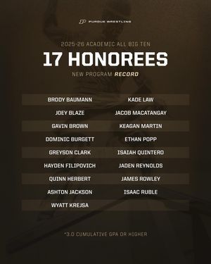 Image post by @purduewrestling on Instagram