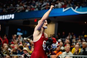 Image post by @ou_wrestling on Instagram