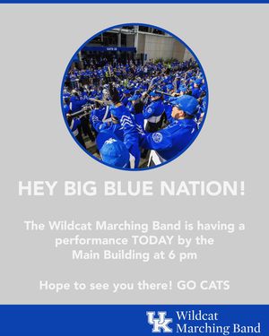 Image post by @wildcatmarchingband on Instagram