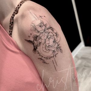 Image post by @christina.lineartattoo on Instagram