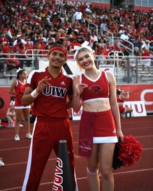 Image post by @uiwcheer on Instagram