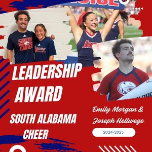 Image post by @southalabama.cheerleading on Facebook