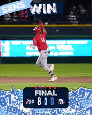 Image post by @HbgSenators on Twitter/X