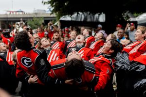 Image post by @ugaredcoatband on Instagram