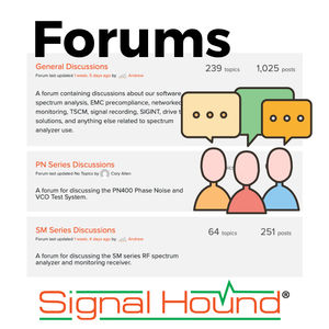 Image post by @SignalHound on Twitter