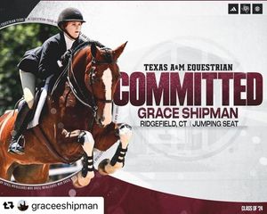 Image post by @aggieequestrian on Instagram