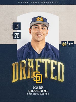 Image post by @notredamebaseball on Instagram