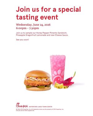 Image post by @chickfilawaterfordlakes on Instagram