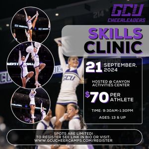 Image post by @gcucheerleaders on Instagram