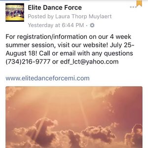 Image post by @elitedanceforcemi on Instagram