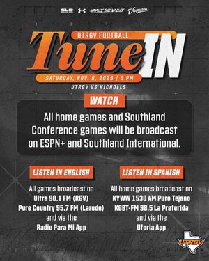 Image post by @UTRGVFootball on Facebook
