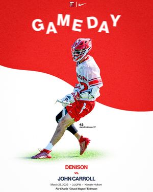 Image post by @denison_lacrosse on Instagram