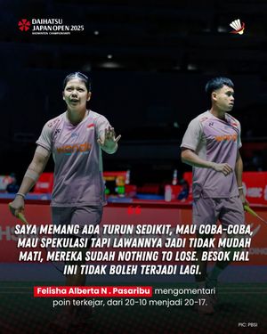 Image post by @bolalobbadminton on Instagram