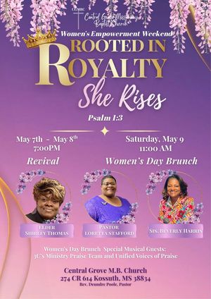 Image post by @Central Grove M.B. Church on Facebook