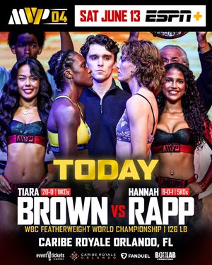 Image post by @tiarabrownboxing on Instagram