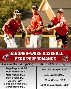 Image post by @gwubaseball on Instagram