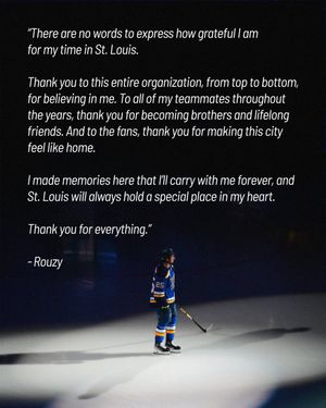 Image post by @StLouisBlues on Twitter