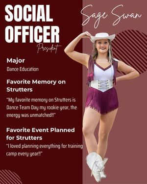 Image post by @txststrutters on Instagram