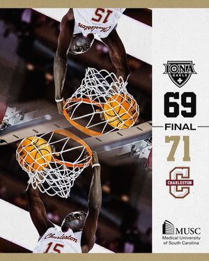 Image post by @cofcbasketball on Instagram