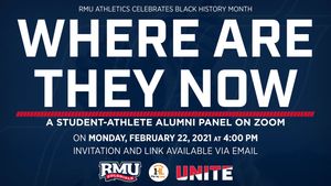 Image post by @RMUAthletics on Facebook