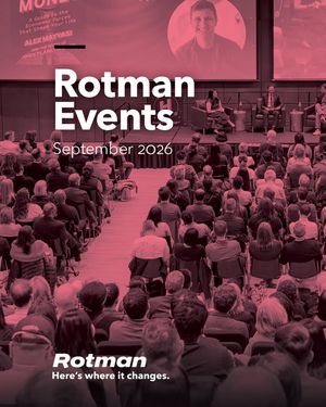 Image post by @rotmanschool on Instagram