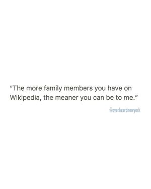 Image post by @overheardnewyork on Instagram