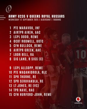 Image post by @armyrugbyunion on Instagram