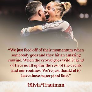 Image post by @OklahomaWGymnastics on Facebook