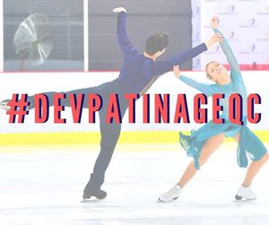 Image post by @patinageqc on Facebook