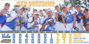 Image post by @UCLASoftball on Twitter