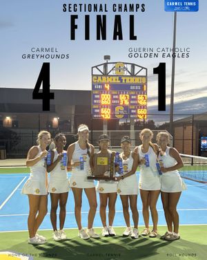 Image post by @carmelhsgirlstennis on Instagram