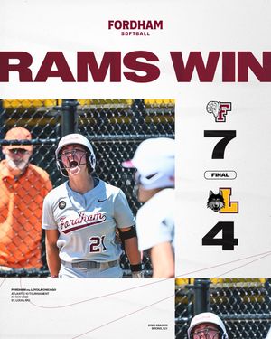 Image post by @fordham_softball on Instagram