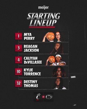 Image post by @GoBearcatsWBB on Twitter