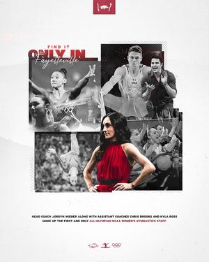 Image post by @RazorbackGym on Twitter