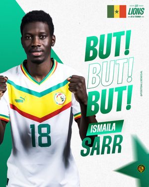 Image post by @FootballSenegal on Twitter