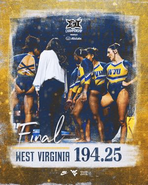 Image post by @wvugymnastics on Instagram