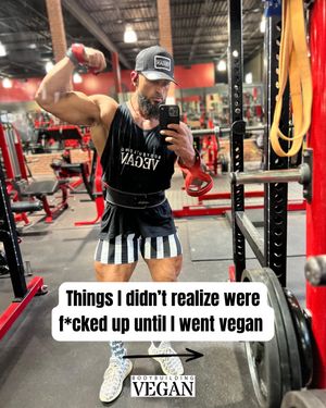 Image post by @thebodybuildingvegan on Instagram