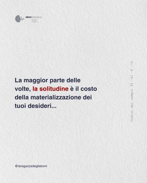 Image post by @laragazzadegliatomi on Instagram