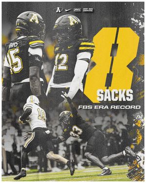 Image post by @appstate_fb on Instagram