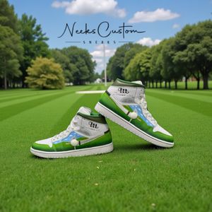 Image post by @neeks_custom_sneaks on Instagram