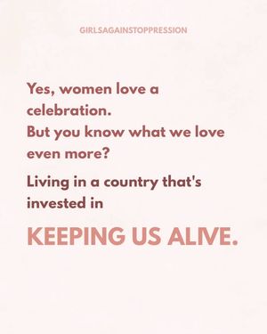 Image post by @girlsagainstoppression on Instagram