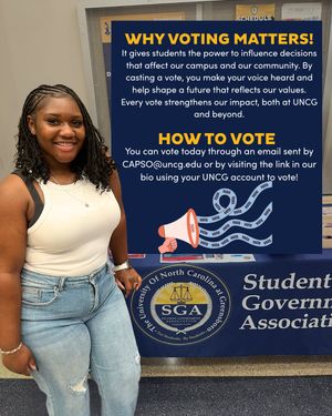 Image post by @uncg.sga on Instagram