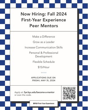 Image post by @byu1styear on Instagram