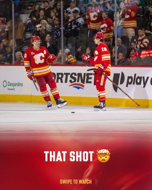 Image post by @nhlflames on Instagram