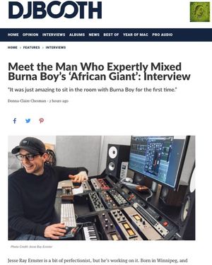 Image post by @jesseraymix on Instagram
