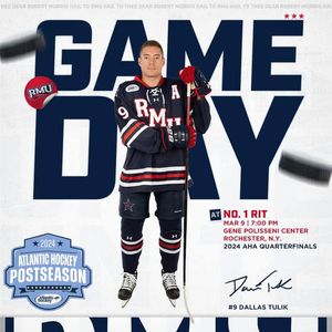 Image post by @RMUAthletics on Facebook