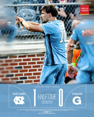 Image post by @UNCmenssoccer on Twitter