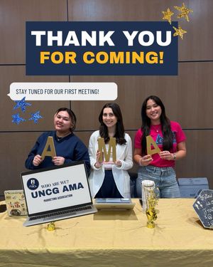 Image post by @uncg_ama on Instagram